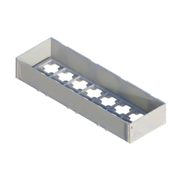 Render of MODULITH 115 Gridfinity Decor Drawer - 4W-1H